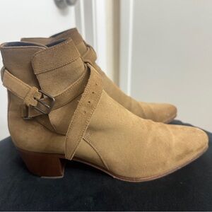 Saint Laurent Women's Tan Ankle Boots